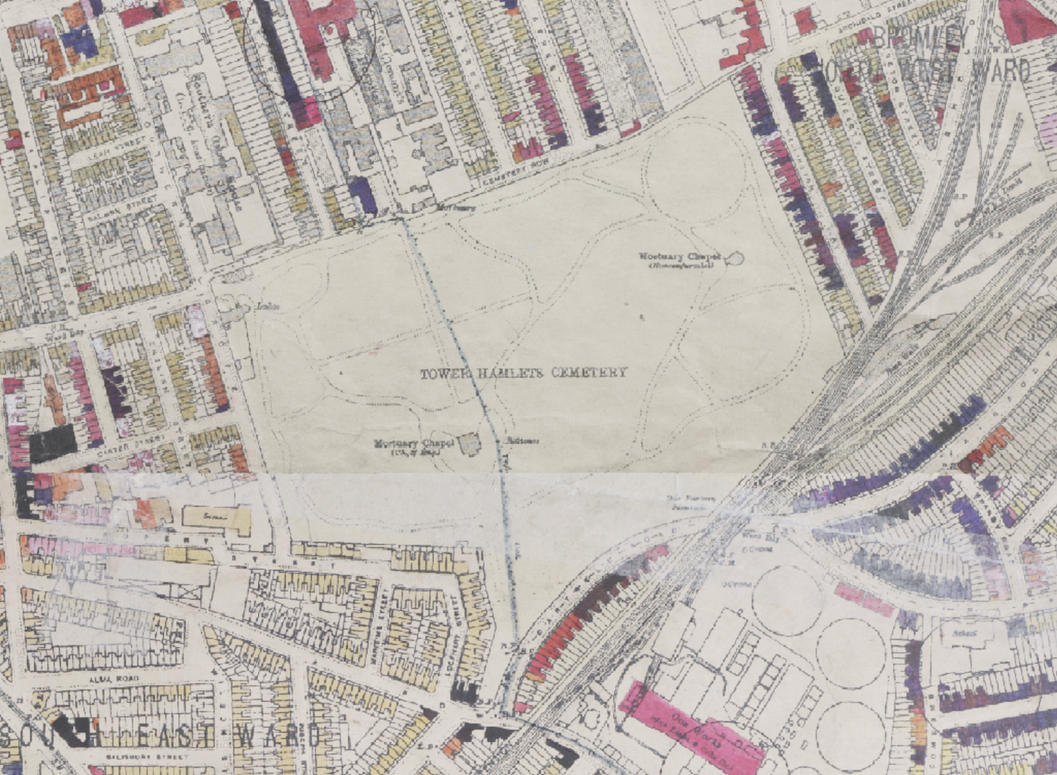 Look at this map - Unhinged Historians of Tower Hamlets Cemetery Park